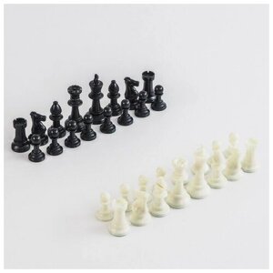 Шахматные фигуры, пластик, король h-75 см, пешка h-35 см