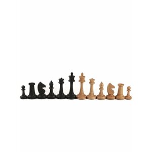 Шахматные фигуры "Российские", утяжеленные, буковые, король h-10.5 см, пешка h-5 см)
