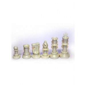 Шахматные фигуры стаунтоновские пластмассовые с утяжелителем, Русский шахматный дом