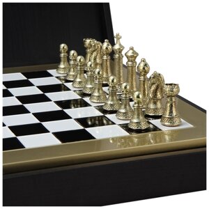 Шахматный набор Стаунтон, турнирные KSVA-MP-S-33-44-BLA