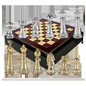 Шахматный набор Стаунтон, турнирные KSVA-MP-S-33-44-RED