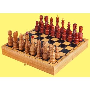 Шахматы Дубовые (малые, классические фигуры из дуба)