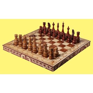 Шахматы Флагман (классические фигуры, дуб)