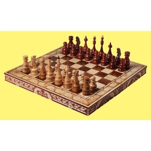 Шахматы Флагман (классические фигуры, клён)