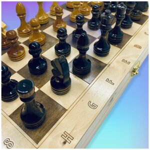 Шахматы Гроссмейстерские (турнирные) с доской 420*420 (сосна)
