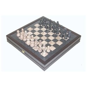 Шахматы каменные Американские (высота короля 3,50) 43*43 см 999-RTG-7879