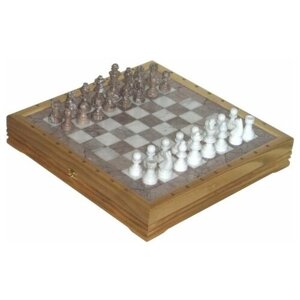 Шахматы каменные Американские (высота короля 3,50) 43*43 см 999-RTG-8896