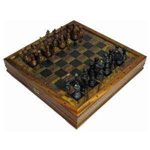Шахматы каменные Американские (высота короля 3,50) 43*43 см 999-RTG-9807