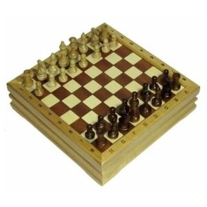 Шахматы классические мини деревянные (высота короля 2)22*22 см 999-RTC-2127