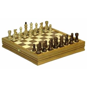 Шахматы классические средние деревянные утяжеленные
