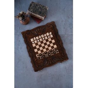 Шахматы-нарды настольная игра Корона