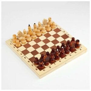 Шахматы обиходные 29 x 29 см, король 6.7 см, пешка 3.5 см