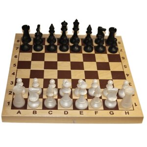 Шахматы обиходные пластиковые со складной доской 29*29 см, MPSport