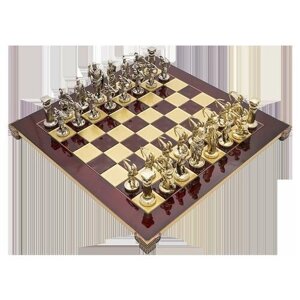 Шахматы с фигурами из бронзы Античные войны KSVA-MP-S-15-28-RED