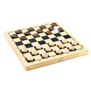Шахматы Шашки деревянные с доской (290х145х35)