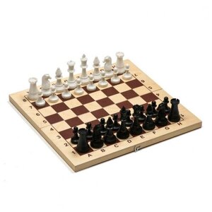 Шахматы Sima-land гроссмейстерские, доска-дерево 43х43 см, хкороль h 10,5 см (3905788)