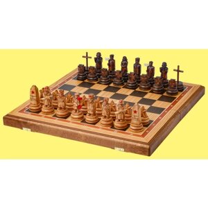 Шахматы Великая отечественная война (резьба, ручная работа)