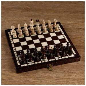 Шахматы "Жемчуг", 28 х 28 см, король h-6.5 см, пешка h-3 см 4963447