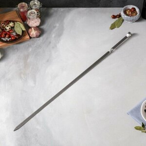 Шампур армянский, ручка металл, 67 см x 2 мм, рабочая часть 55 см