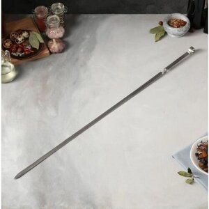 Шампур армянский, ручка металл, 72 см х 2 мм, рабочая часть 60 см 8шт