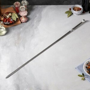 Шампур армянский, ручка металл, 72 см x 2 мм, рабочая часть 60 см