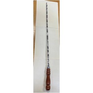 Шампур с деревянной ручкой 83см