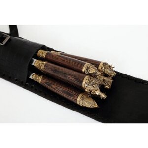 Шампура, набор шампуров, шампура с деревянной ручкой, 6 шт, 70 см