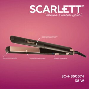 Щипцы для выпрямления волос Scarlett sc-hs60674