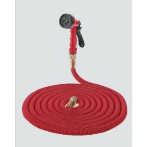 Шланг поливочный, растягивающийся с насадкой распылителем Magic Garden Hose-150FT, длина 75 метров