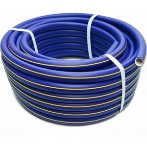 Шланг поливочный резиновый корд армированный, "Polyagro" 50м бухта д. 3/4 Premium (50 до +90) синий