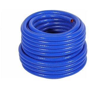 Шланг силиконовый армированный Ф12 2-х слойный (синий, оранжевый) ( 20м бух )