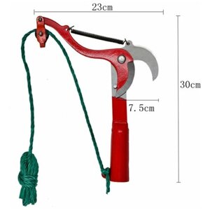 Штанговый секатор сучкорез. Ручной садовый высоторез для обрезки веток и сучков высоких деревьев. Без длинной телескопической палки ( штанги ).