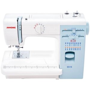 Швейная машина Janome 415 / 5515, бело-голубой