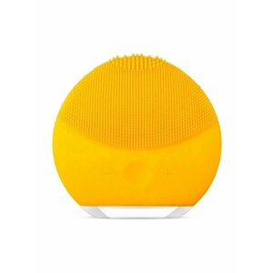 Силиконовая щетка-массажер для чистки лица (желтый)