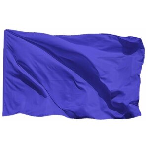 Синий флаг на флажной сетке, 70х105 см - для флагштока
