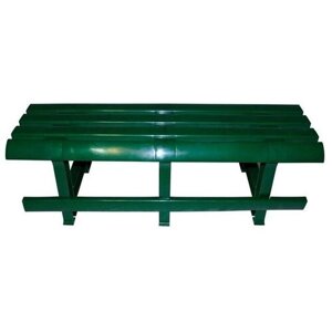 Скамейка Стандарт Пластик №3 (120-0040), темно-зеленый, 120 х 40 х 42 см