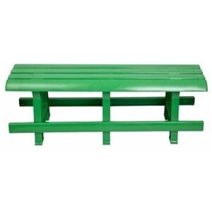 Скамейка Стандарт Пластик №3 (120-0040), зеленый, 120 х 40 х 42 см