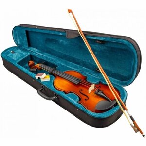 Скрипка 4/4 VESTON VSC-44 в комплекте смычок, канифоль, футляр