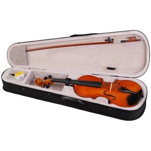 Скрипка студенческая 4 4, с футляром и смычком, Foix FVP-01A-4 4