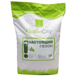 Смесь семян ГазонCity Настоящий газон, 10 кг, 10 кг