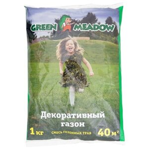 Смесь семян GREEN MEADOW Декоративный стандартный газон 1 кг, 1 кг