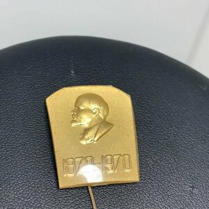 Советский винтажный значок на иголке в честь 100-летия со дня рождения В. И. Ленина эпоксидная смола ценник сделано в СССР