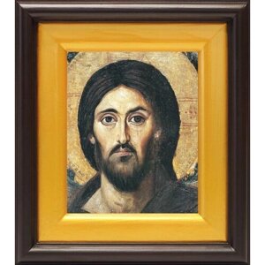 Спас Синайский или Христос Пантократор, VI в, икона в широком киоте 16,5*18,5 см