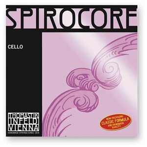 Spirocore Отдельная струна А/Ля для виолончели размером 4/4, среднее натяжение, Thomastik