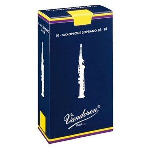 SR2015 Трости для саксофона Сопрано Традиционные №1.5 (10шт) Vandoren