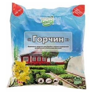 Средство для борьбы с вредителями и обеззараживания грунта "Здоровый сад", "Горчин", 1 кг