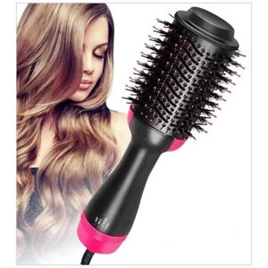 Стайлер для укладки волос One Step Hot Air Brush /Фен-щетка для завивки и выпрямления волос /Расческа с феном для объема