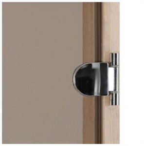 Стеклянная дверь Сима-ленд Классика, правая, 1930х725 мм, 2000х800 мм, коробка в комплекте, цвет: бронзовый