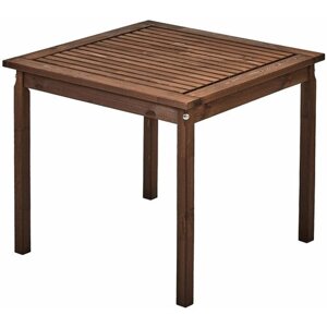 Стол деревянный для сада и дачи, квадратный, 80*80см, хольмен