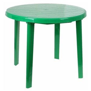 Стол круглый размер 90 х 90 х 75 см цвет зелёный